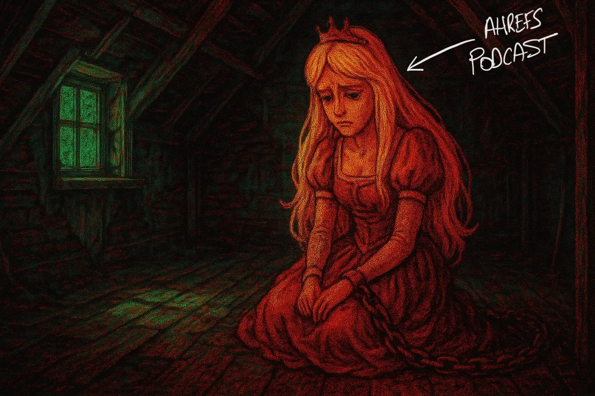 Ahrefs Podcast artwork showing its current generic branding