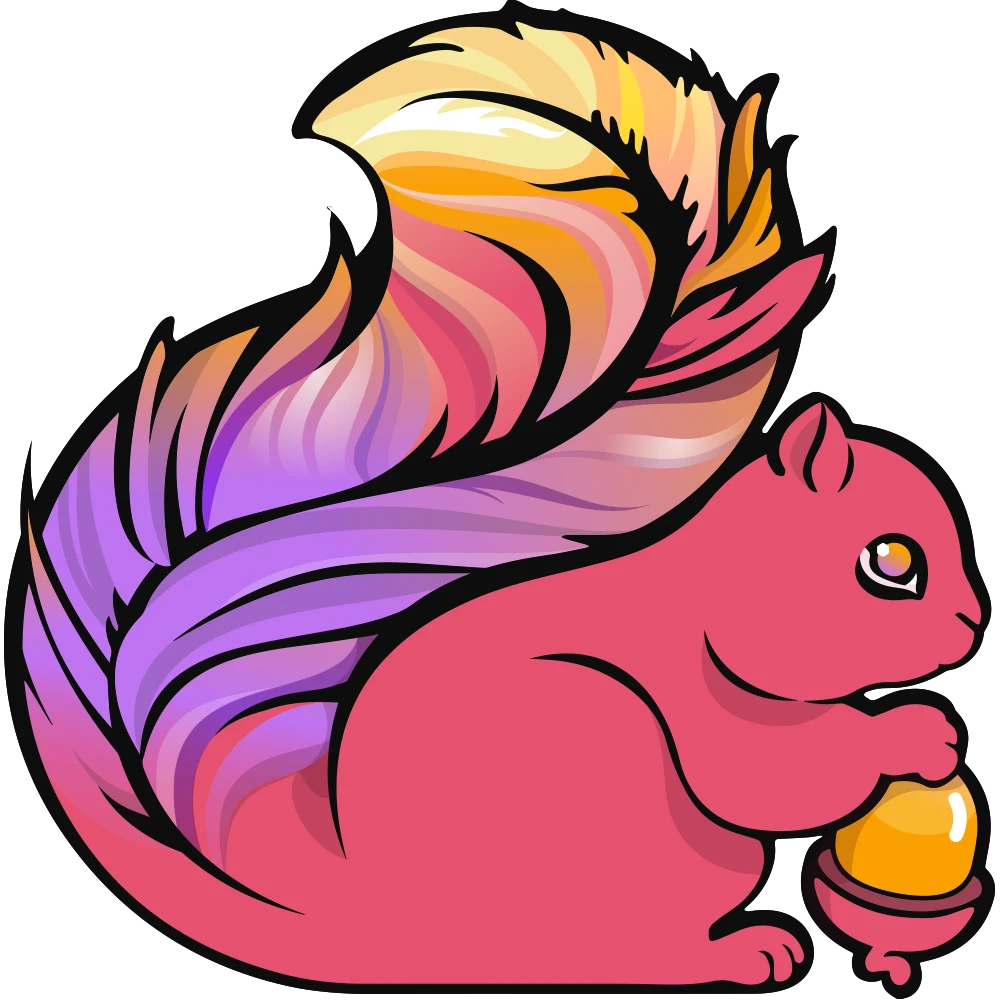Apache Flink mascot: The Flink Squirrel