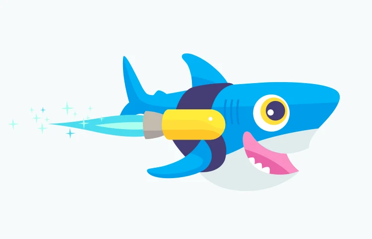DigitalOcean mascot: Sammy the Shark