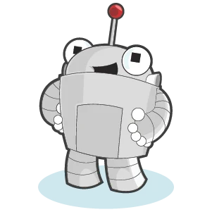 Moz mascot: Roger Mozbot