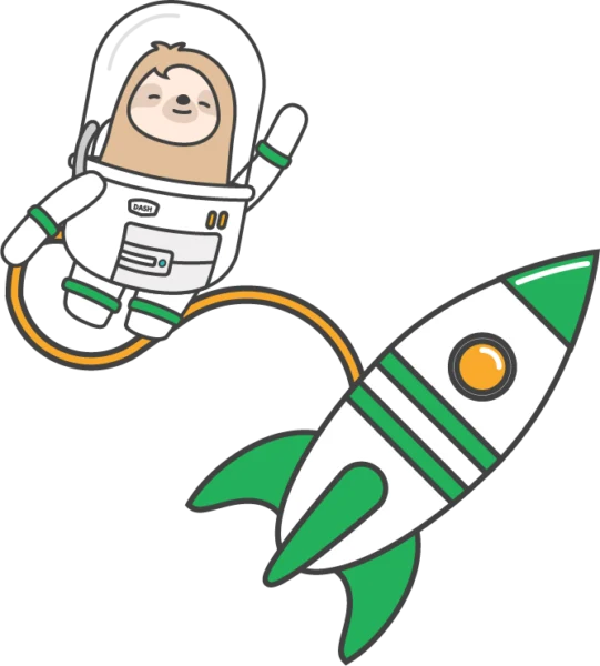 Procurify mascot: Dash