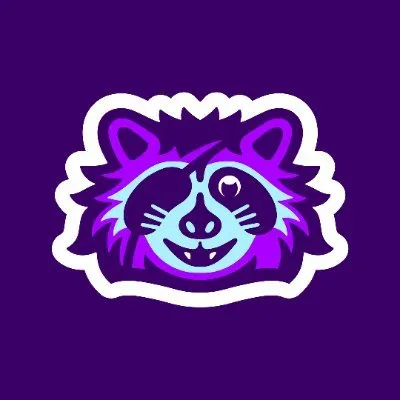 Achoo, Mutiny's raccoon mascot.